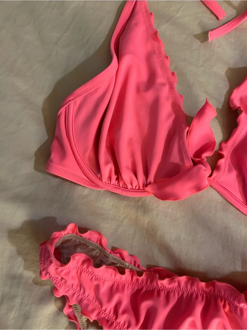 Victoria's Secret Neon Pink Bikini Bottom